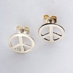 Peace Symbol earrings